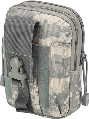 Taktik Bel Çantası, Molle Edc Kompakt Çanta Çok Fonksiyonlu Bel Çantası, Küçük Askeri Çanta, Kemer, Cep Telefonu, Tırmanma, Yürüyüş, Kamp, Spor Için