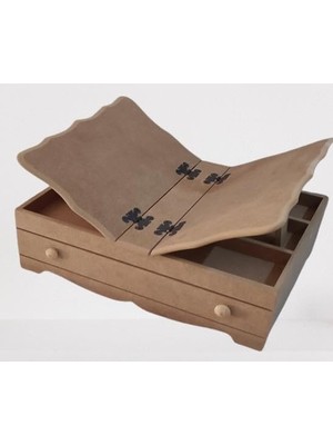 Hobi Adn 90246 Dekoratif Rahle Ahşap Mdf Ham Cnc Kesim El Yapım