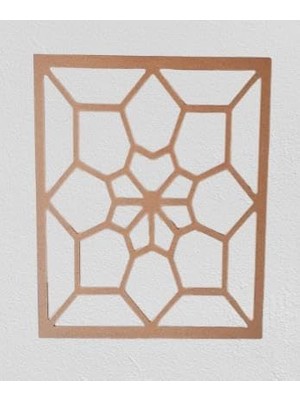 Hobi Adn 90230 Dekoratif Çerçeve Çiçek Motifli Ahşap Mdf Ham Cnc Kesim El Yapım