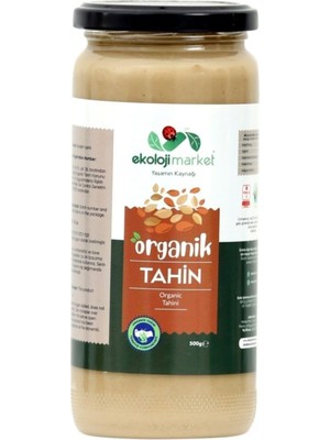 Market Organik Tahin Çiğ Glutensiz 500 gr 8697666766310