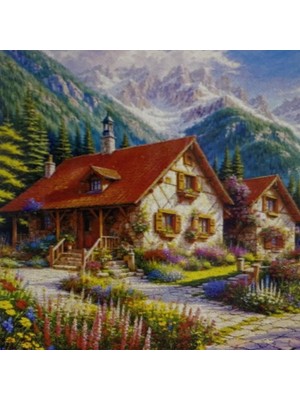 5d Yapışan Boncuk Mozaik Tablo 40 * 50 cm S17