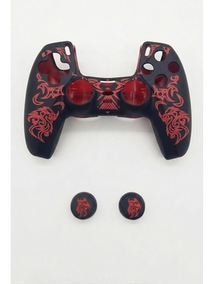 Playstation 5 Ps5 Joystick Kol Silikon Kılıf Analog Koruyucu Set