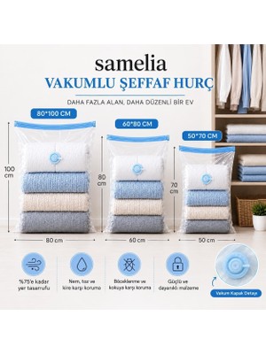 Samelia Vakumlu Hurç Poşeti (2, 60X80)
