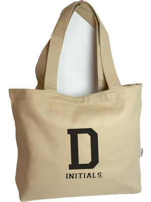 Bej Harfli Tote Bag