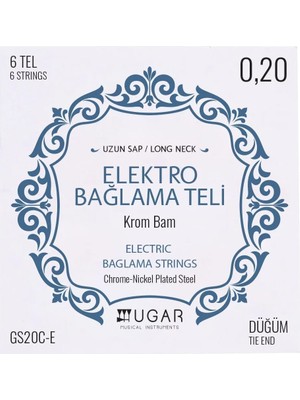GS20C-E Elektro Bağlama Teli 0.20 Düğümlü 6 Telli