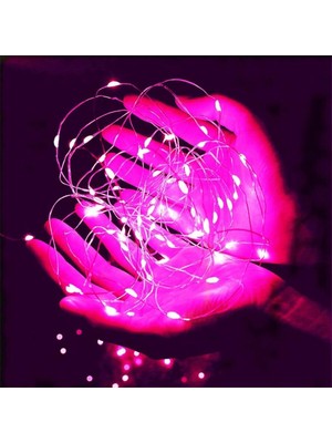 Kuzey 6 Metre Pembe Pilli LED Işık Canlı Pembe Işık IP65 Su Geçirmez Sevgililer Gününe Özel Pembe LED Işık Pembe