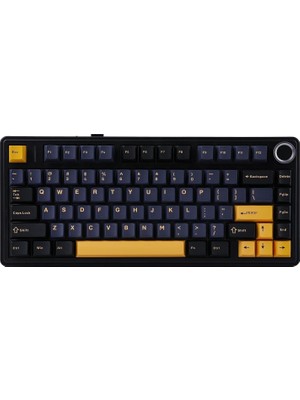 F75 Mekanik Rgb Tkl Gray Switch Kablosuz Makrolu Hot Swap Klavye Siyah