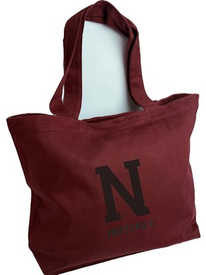 Bordo Harfli Tote Bag