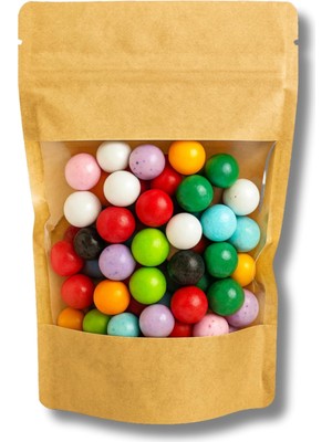 Kraft Geniş Pencereli Doypack, Zip Kilitli, Dik Duran, Gıda Saklama Torbası (200, 16X27)