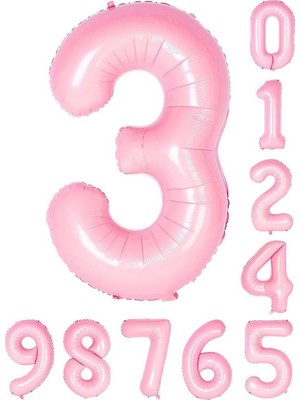Happy Trend Folyo Balon 34 Inç 76-82 cm (Pembe, 3)