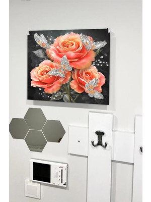 Dekoratif Sigorta Kutusu Kapağı 39X32 cm Açılır Kapaklı Elektrik Panosu Gizleme Paneli SS024