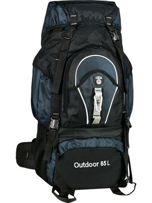 Dağcı Sırt Çantası 60L Outdoor Siyah, 965