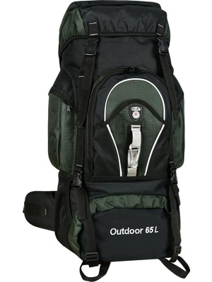Dağcı Sırt Çantası 60L Outdoor Siyah, 965