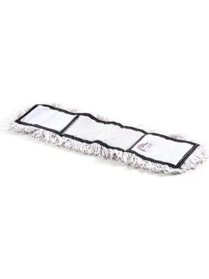Cod-Ex Nemli Palet Yedek Mop Paspas Başlığı Bezi Ucu - 60 cm - Pamuklu - Beyaz - 1 Adet