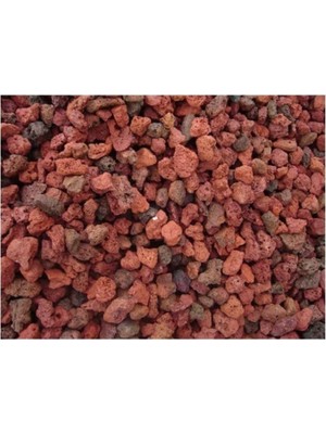 Akvaryum Taşı 5 kg 10 mm Pomzası Teraryum Kırmızı Pomza Lav Volkanik CÜRUF,58932477