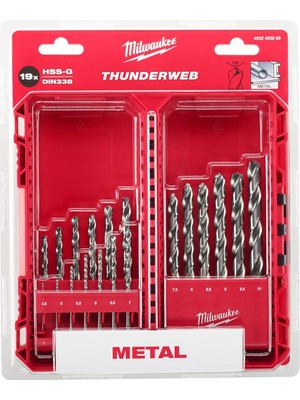 Metal Matkap Ucu Set 19 Parça (1-10) Thunderweb Seri 4932493869