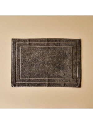 Happy Trend MAISON%100 Pamuk Premium Dorita Ayak Havlusu Koyu Gri (50X70 Cm)