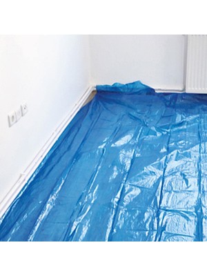 Happy Trend Tek Branda Hışır Örtü Boyacı Naylonu Eşya Zemin Koruma 10 M² (4x2.5 Metre)