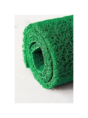 Happy Trend mm Kıvırcık Paspas Dış Mekan Paspası Karmaşık Kaymaz Yolluk (120 x 1000 Cm, Kırmızı)