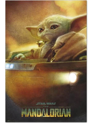 Erik Star Wars The Mandalorian - Grogu Pod Poster - 91 x 61,5 cm - Rulo Halinde Gönderim - Havalı Poster - Sanat Posteri - Poster ve Baskılar - Duvar Posteri