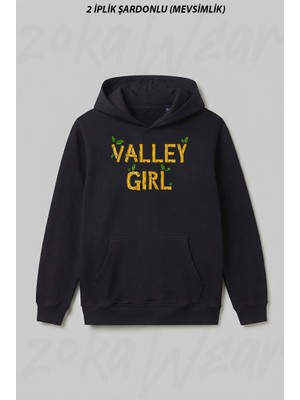 Zoka Wear Valley Girl Stardew Valley Ön Baskılı Kapüşonlu Sweatshirt