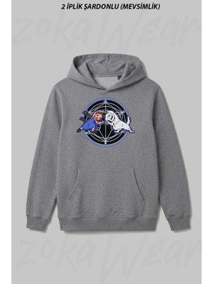 Zoka Wear Fullmetal Alchemist Fusion Nina Dog Dance Memes2 Ön Baskılı Kapüşonlu Sweatshirt