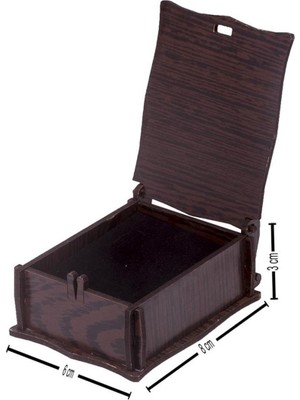 Meks Ahşap Set Kolye Kutusu