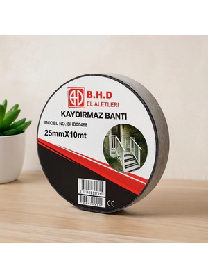 Marsilyan 25MM x 10M Kaydırmaz Siyah Bant