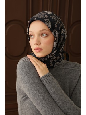 Silk Home Kadın Siyah Etnik Şal Desen Velora Eşarp 161048-02