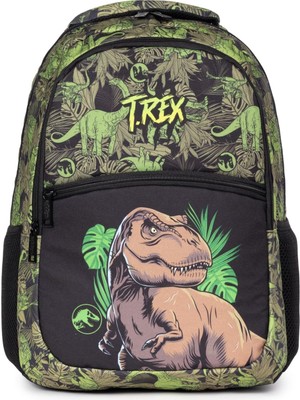 Tr Necati Çanta Lisanslı T-Rex Desenli Ilkokul Sırt Çantası