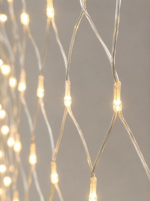 İlkyaz Fashion Dekoratif LED Işık Ağı 3x3 Metre Iç Dış Mekân Kullanımı