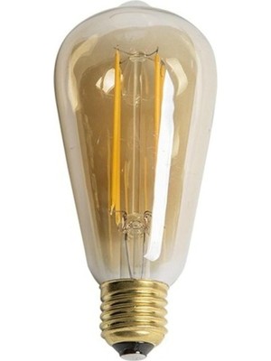 Die Grup Tr 6W Rustik LED Ampul E27 1 Adet Amber Renkli Ct 4284 CT-4284