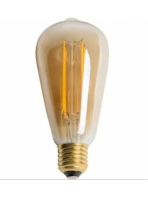 Die Grup Tr 6W Rustik LED Ampul E27 5 Adet Amber Renkli Ct 4284,SARI