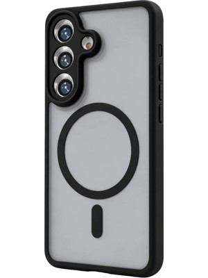 İlkyaz Fashion If Galaxy A27 5g Loji Magsafe Kapak - Siyah