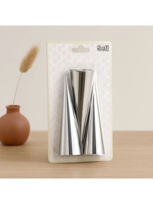 İlkyaz Fashion If Korneo Metal Kalıp ve Pasta Dekorasyon Aparatı (Çap 3.4 Cm, Uzunluk 12 Cm)