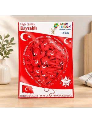İlkyaz Fashion If Türk Bayrağı Balonu 100'LÜ