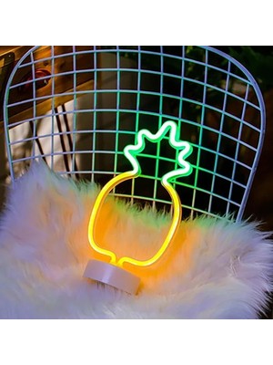 İlkyaz Fashion If Ananas Neon LED Lamba