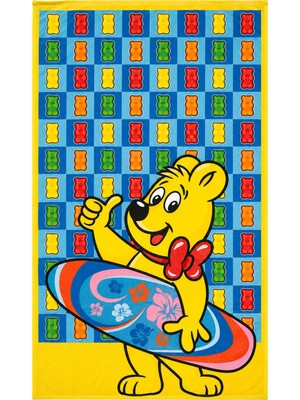 Haribo Lisanslı Çocuk Plaj Havlusu