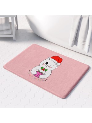 Tr Banyo Paspası, Kaymaz Taban, Banyo Halısı, Makinede Yıkanabilir