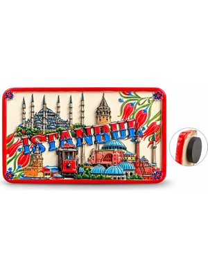 Skygo İstanbul Temalı Polyester Magnet