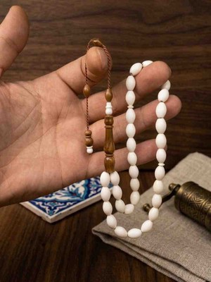 Gündüz Ticaret Deve Kemiği Kuka Kombinli Tesbih El Boy
