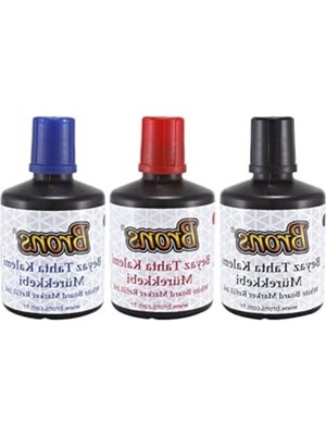 Odea Beyaz Tahta Mürekkep Seti, 100 ml Hacim ve 3 Adet Ürün