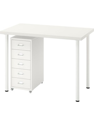 IKEA Beyaz Çalışma Masası 100X60X74 cm