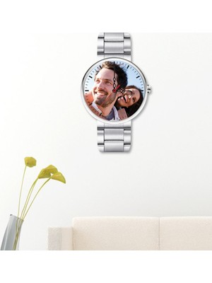 BK Gift Kişiye Özel Dekoratif Duvar Saati (Resim Baskısı Dahil) Model - Y2