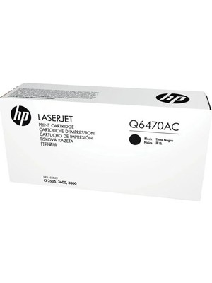 Hp Q6470AC (501A) Siyah Orjinal Toner - Laserjet 3600 (T4437)