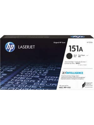 Hp W1510A (151A) Siyah Orjinal Toner - Pro 4003 / 4103