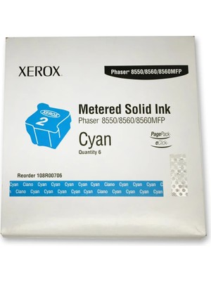 Xerox 108R00706 Mavi Orjinal Toner - 8550 / 8560MFP (T11630)