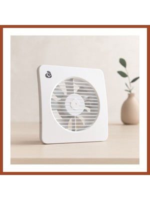 Bezos 150 mm Plastik Banyo Tuvalet Aspiratörü 20W 320 M3/h Pro