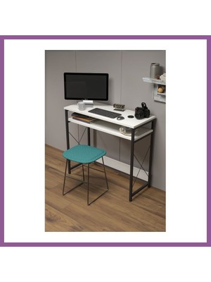 Bezos Çalışma Masası Beyaz 90 cm Rengaren