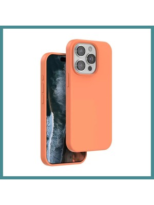 Bezos Venco iPhone 14 Pro Uyumlu Home Magsafe Kapak - Turuncu Mac